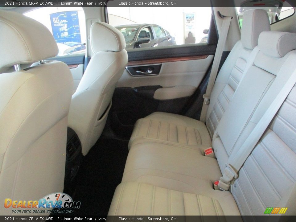 2021 Honda CR-V EX AWD Platinum White Pearl / Ivory Photo #30