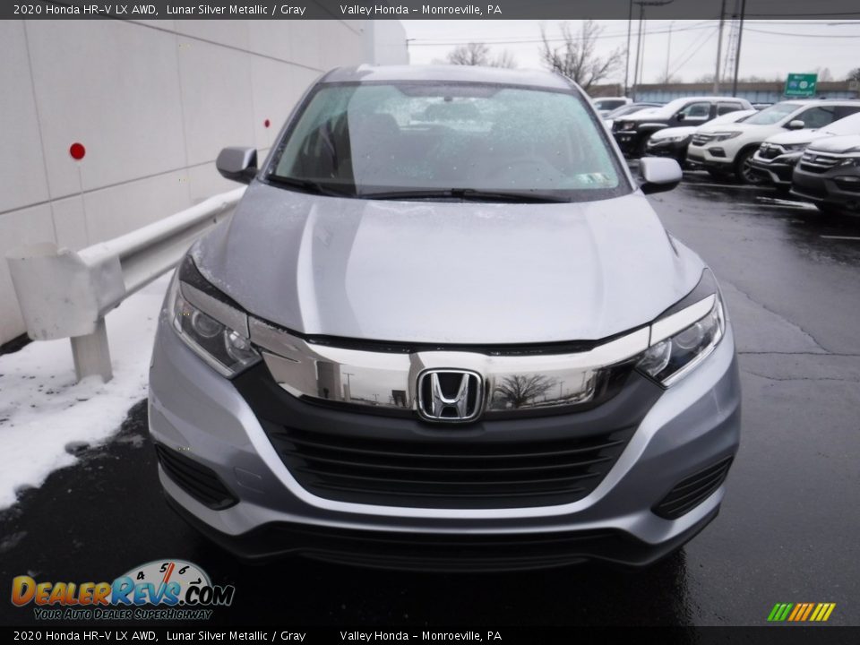 2020 Honda HR-V LX AWD Lunar Silver Metallic / Gray Photo #4