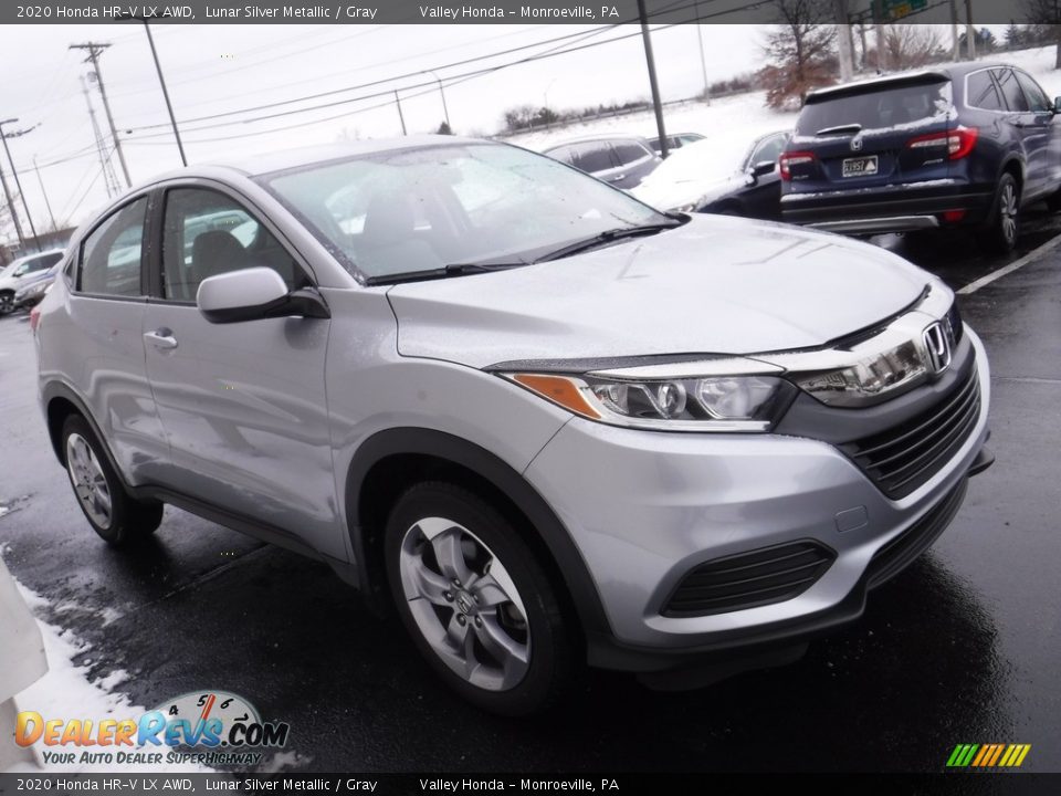 2020 Honda HR-V LX AWD Lunar Silver Metallic / Gray Photo #5