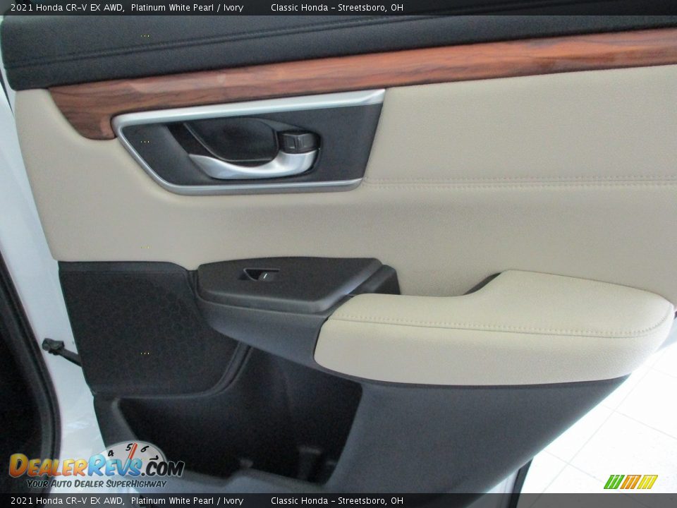 2021 Honda CR-V EX AWD Platinum White Pearl / Ivory Photo #32