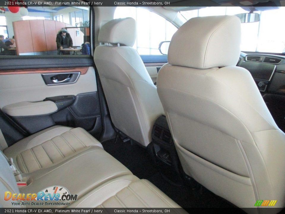 2021 Honda CR-V EX AWD Platinum White Pearl / Ivory Photo #33