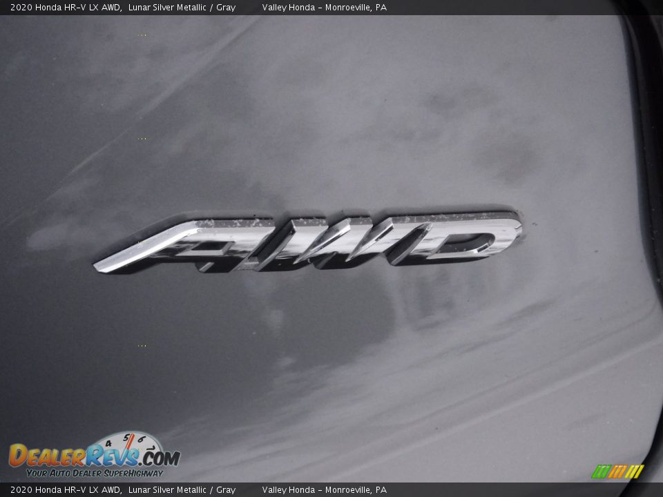 2020 Honda HR-V LX AWD Lunar Silver Metallic / Gray Photo #8