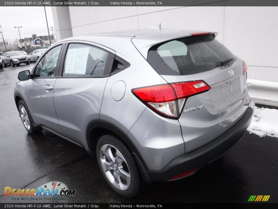 2020 Honda HR-V LX AWD Lunar Silver Metallic / Gray Photo #9