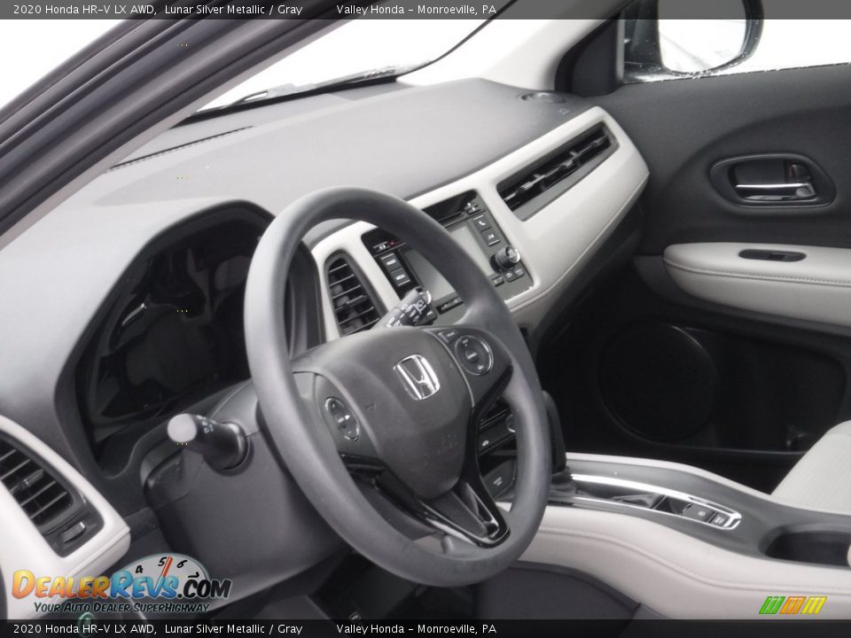 2020 Honda HR-V LX AWD Lunar Silver Metallic / Gray Photo #11