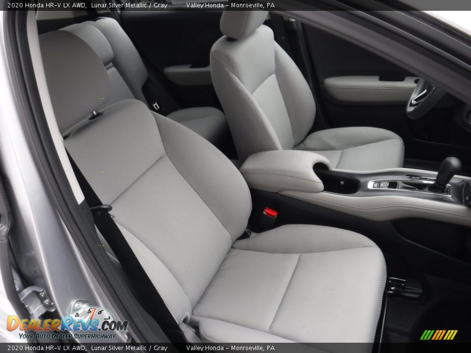 2020 Honda HR-V LX AWD Lunar Silver Metallic / Gray Photo #12