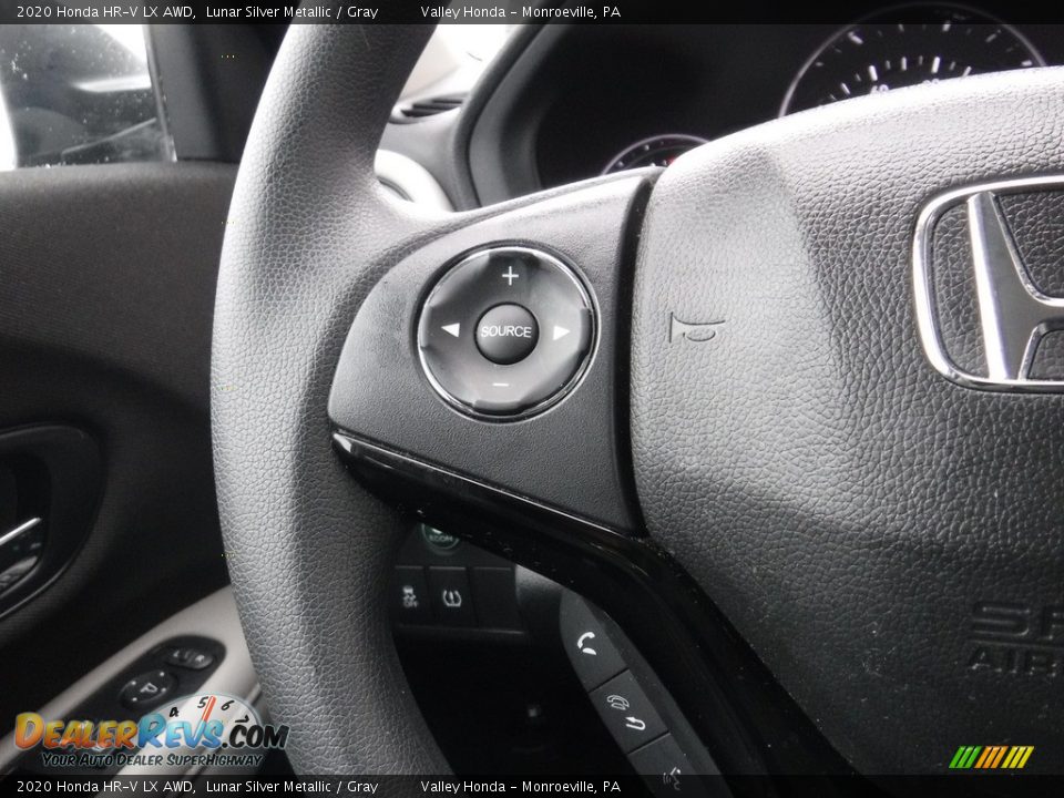 2020 Honda HR-V LX AWD Lunar Silver Metallic / Gray Photo #20