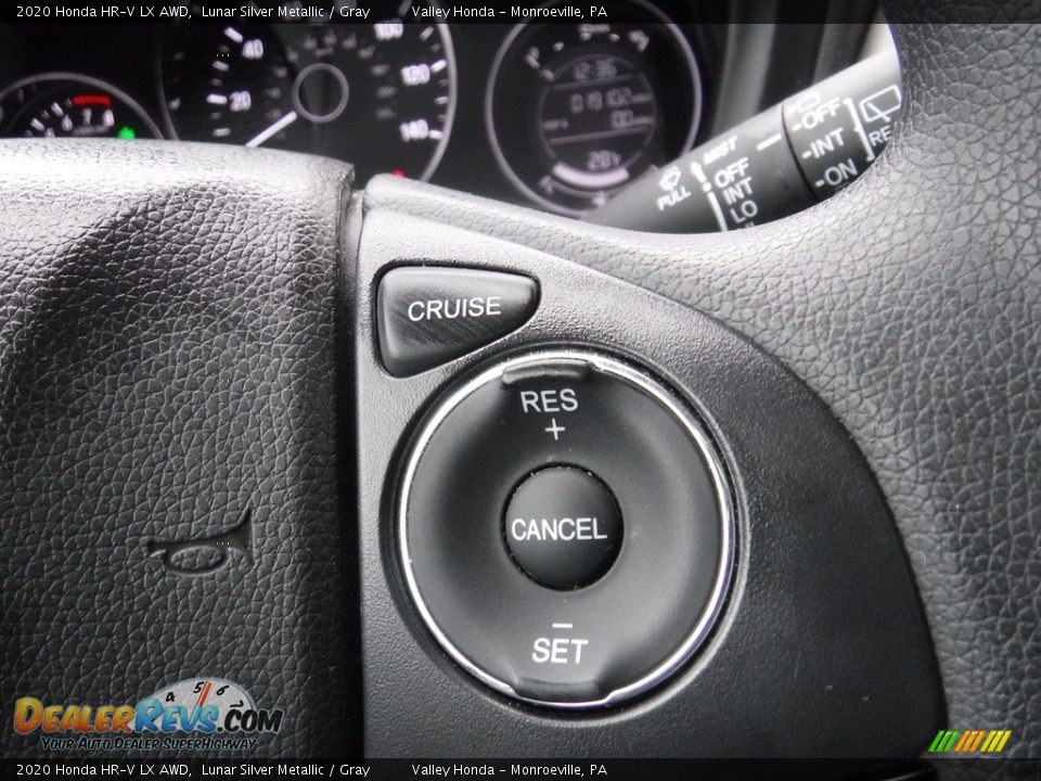2020 Honda HR-V LX AWD Lunar Silver Metallic / Gray Photo #21