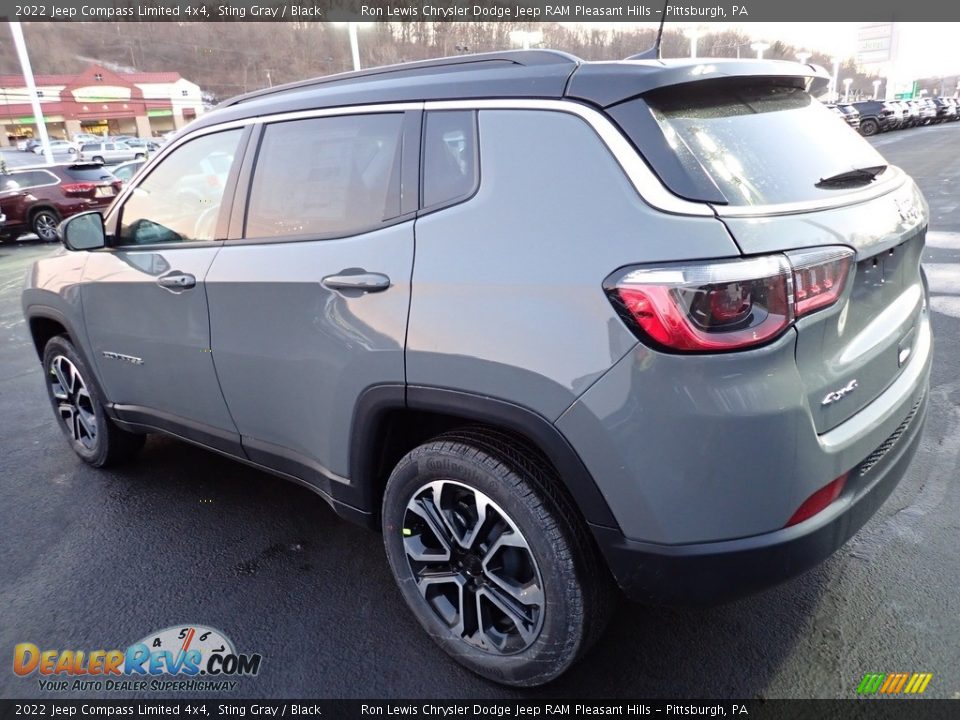 2022 Jeep Compass Limited 4x4 Sting Gray / Black Photo #3