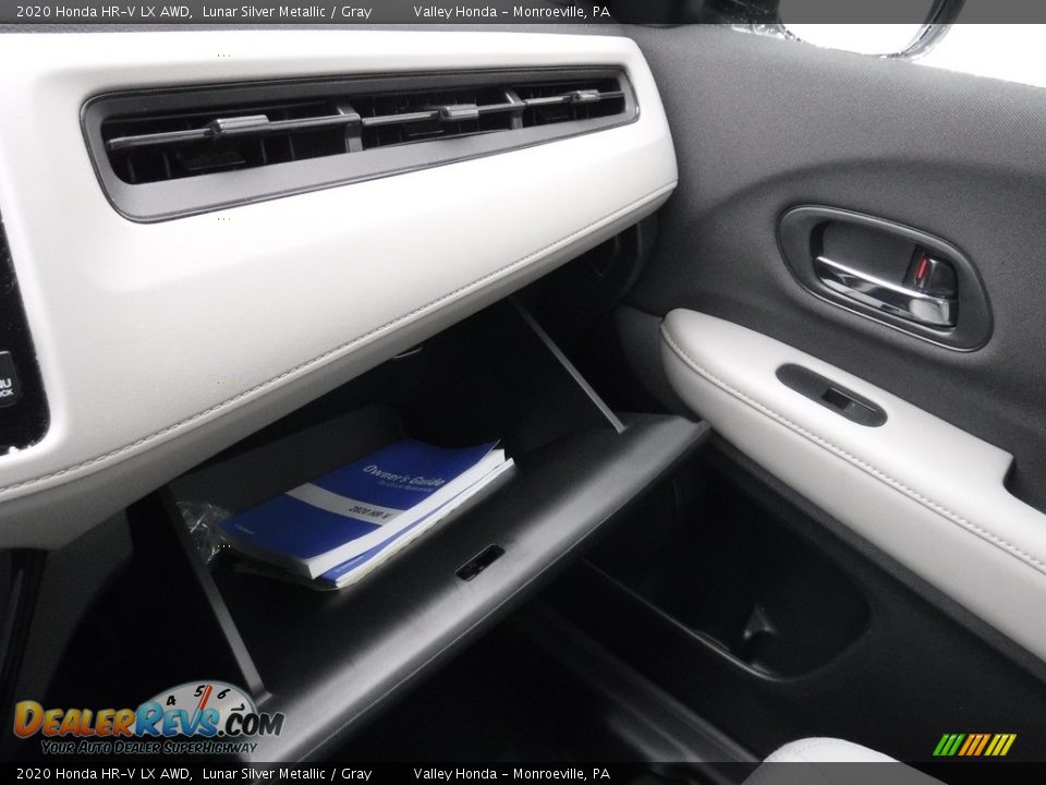 2020 Honda HR-V LX AWD Lunar Silver Metallic / Gray Photo #22