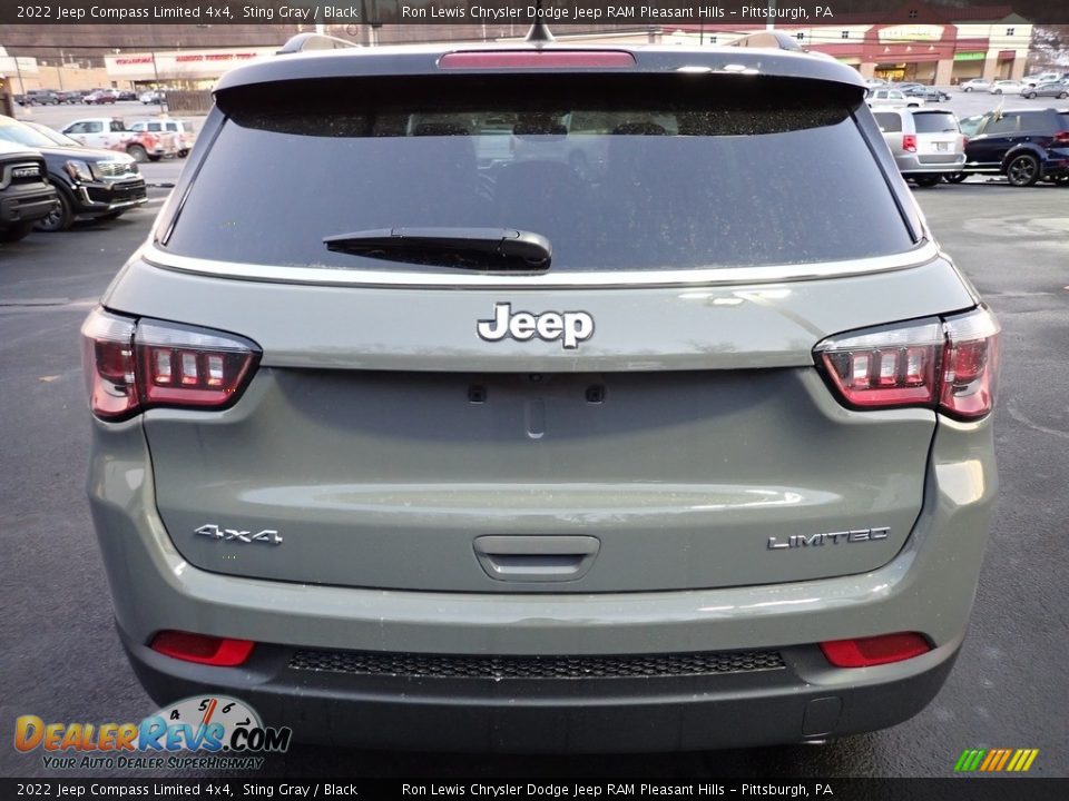 2022 Jeep Compass Limited 4x4 Sting Gray / Black Photo #4
