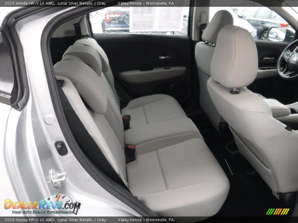 2020 Honda HR-V LX AWD Lunar Silver Metallic / Gray Photo #23