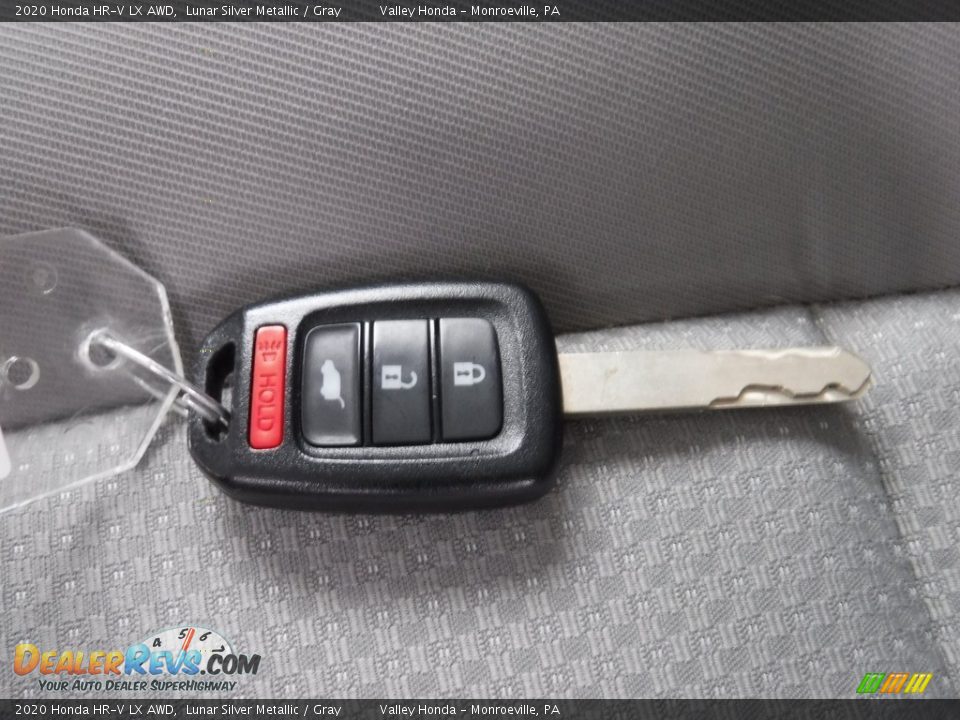 2020 Honda HR-V LX AWD Lunar Silver Metallic / Gray Photo #26