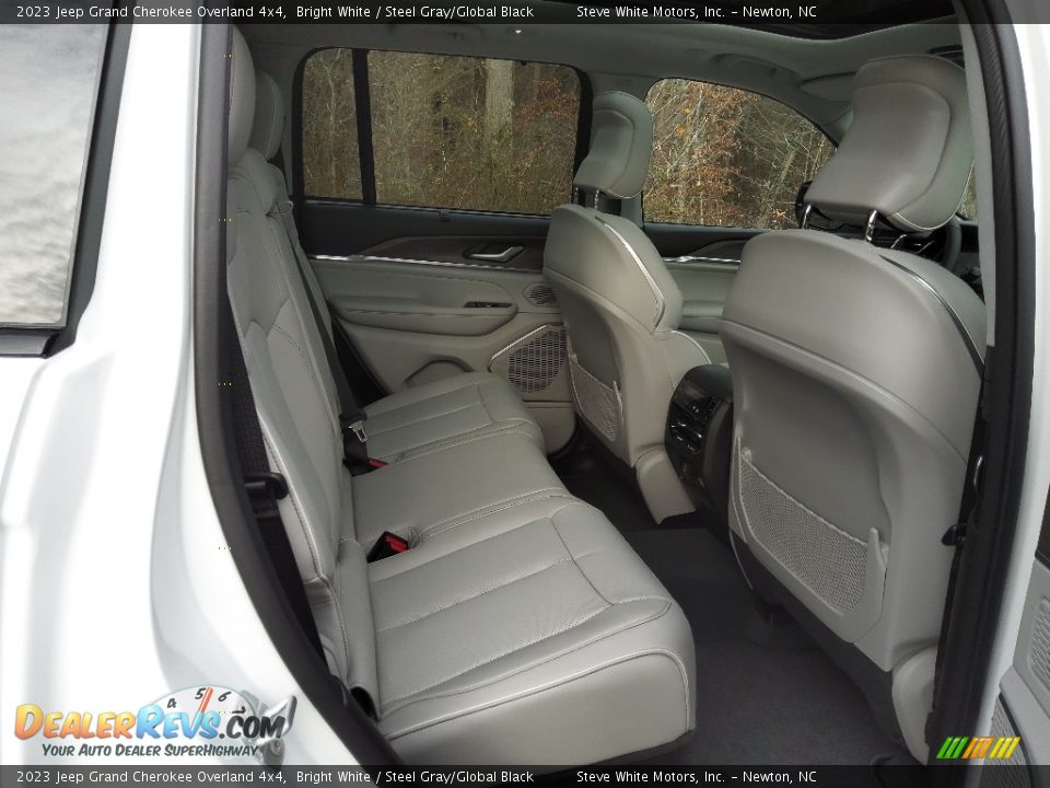 Rear Seat of 2023 Jeep Grand Cherokee Overland 4x4 Photo #17