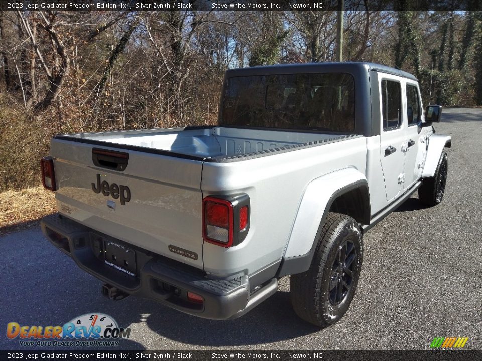 2023 Jeep Gladiator Freedom Edition 4x4 Silver Zynith / Black Photo #6