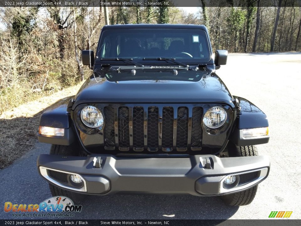 2023 Jeep Gladiator Sport 4x4 Black / Black Photo #3