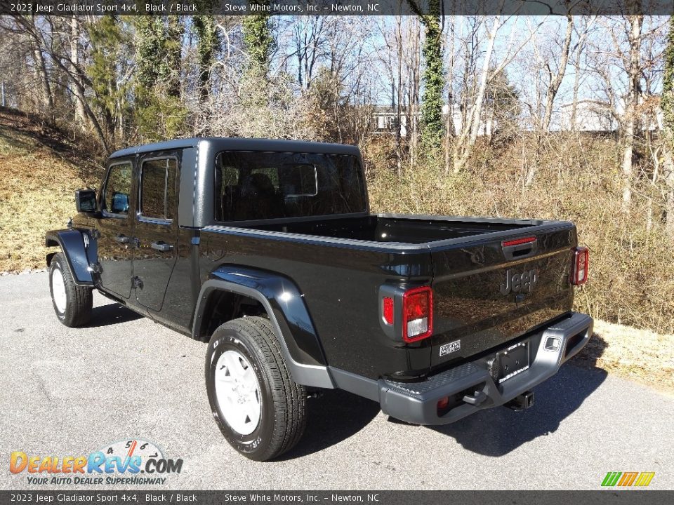 2023 Jeep Gladiator Sport 4x4 Black / Black Photo #9