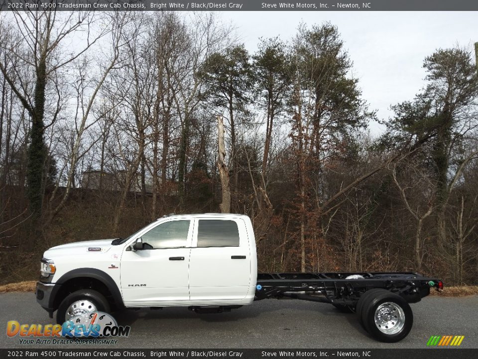 2022 Ram 4500 Tradesman Crew Cab Chassis Bright White / Black/Diesel Gray Photo #1