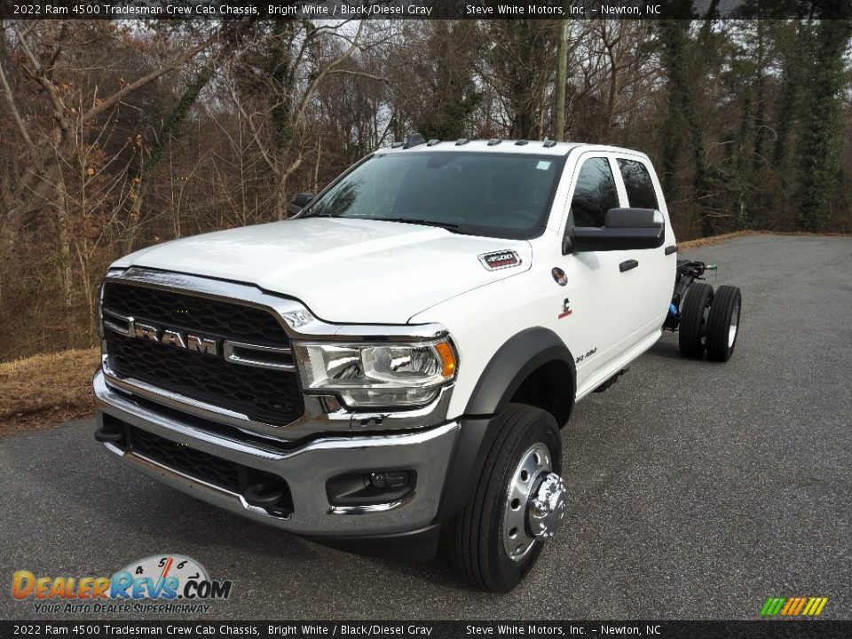 2022 Ram 4500 Tradesman Crew Cab Chassis Bright White / Black/Diesel Gray Photo #2