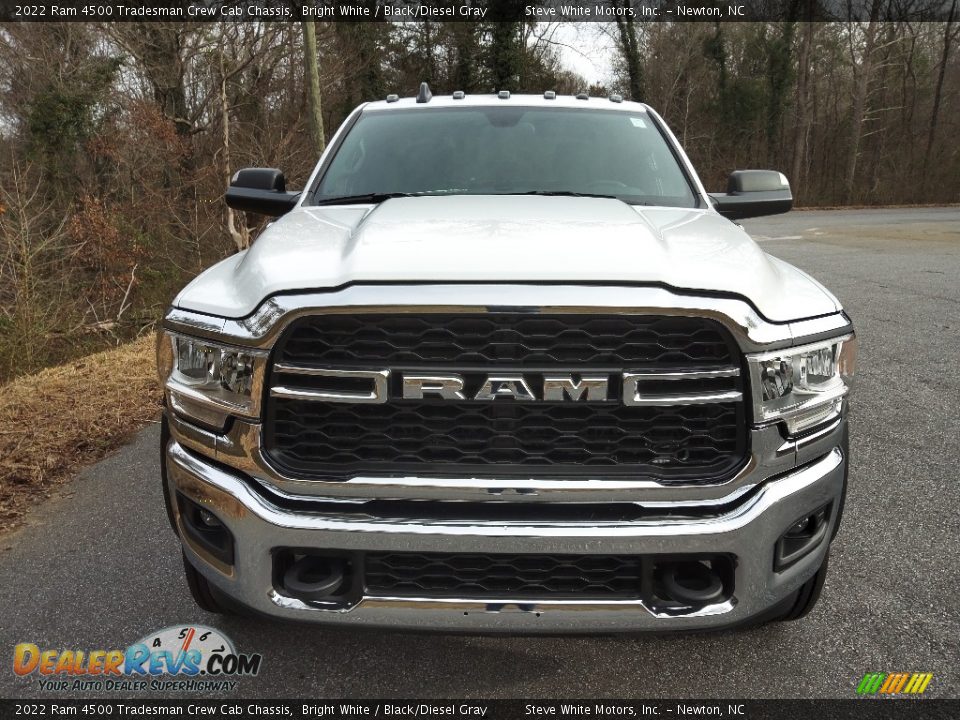 2022 Ram 4500 Tradesman Crew Cab Chassis Bright White / Black/Diesel Gray Photo #3