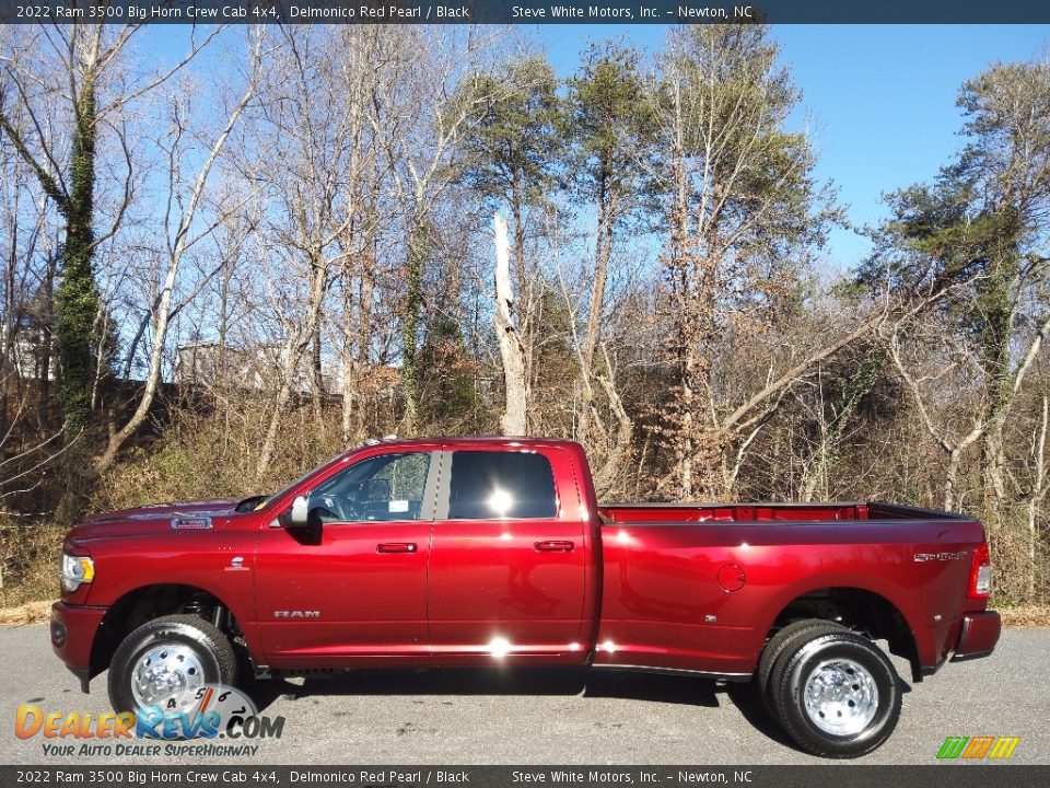 2022 Ram 3500 Big Horn Crew Cab 4x4 Delmonico Red Pearl / Black Photo #1