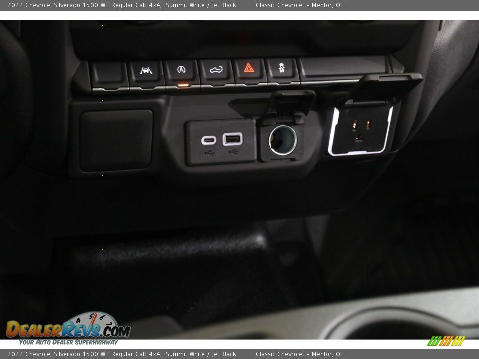 2022 Chevrolet Silverado 1500 WT Regular Cab 4x4 Summit White / Jet Black Photo #14