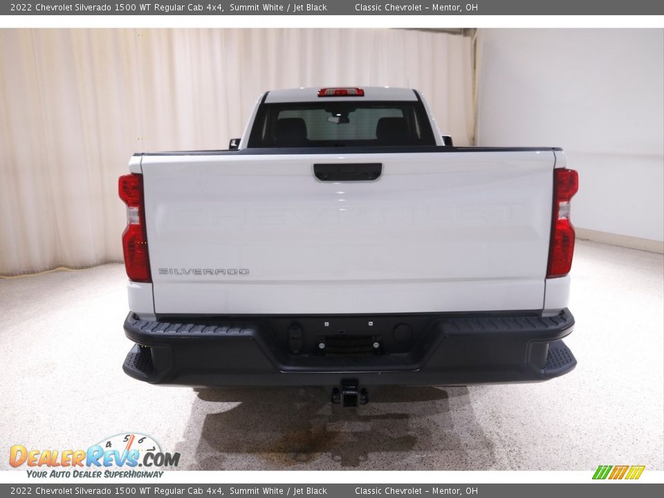 2022 Chevrolet Silverado 1500 WT Regular Cab 4x4 Summit White / Jet Black Photo #17