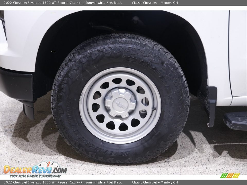 2022 Chevrolet Silverado 1500 WT Regular Cab 4x4 Summit White / Jet Black Photo #19