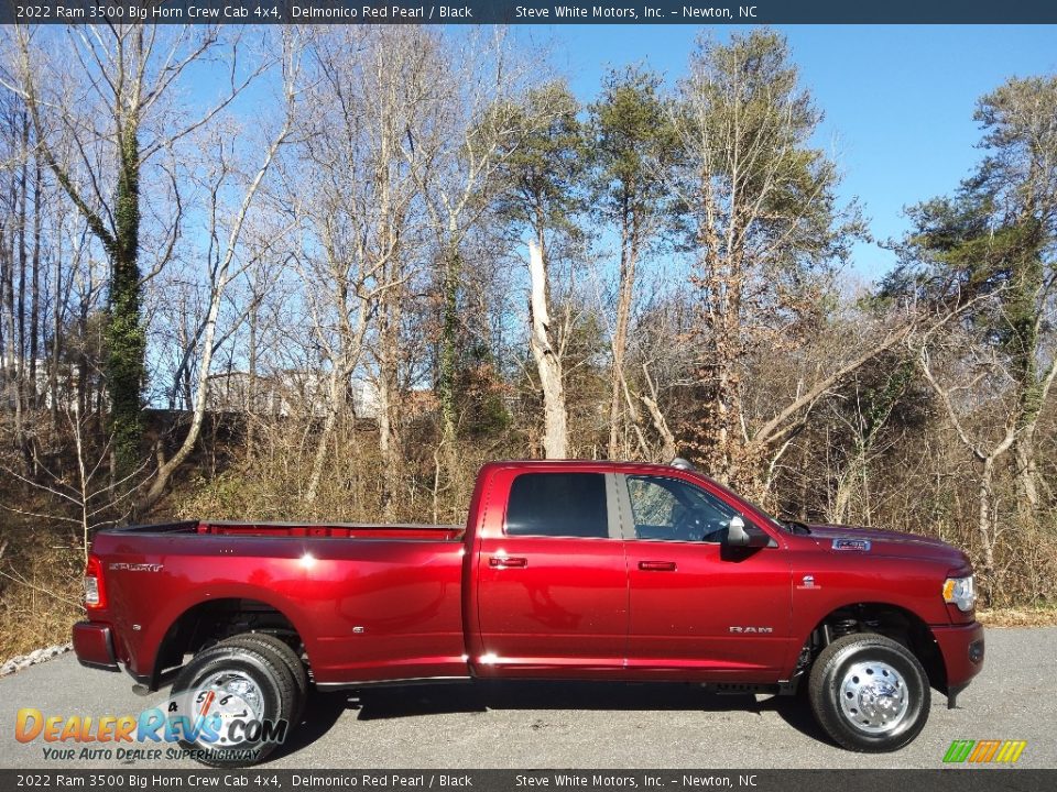 2022 Ram 3500 Big Horn Crew Cab 4x4 Delmonico Red Pearl / Black Photo #5