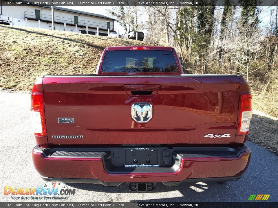 2022 Ram 3500 Big Horn Crew Cab 4x4 Delmonico Red Pearl / Black Photo #7