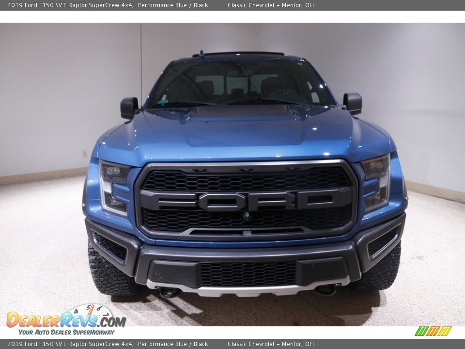 2019 Ford F150 SVT Raptor SuperCrew 4x4 Performance Blue / Black Photo #2