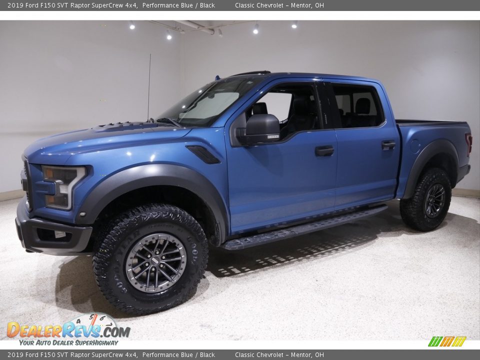 Performance Blue 2019 Ford F150 SVT Raptor SuperCrew 4x4 Photo #3