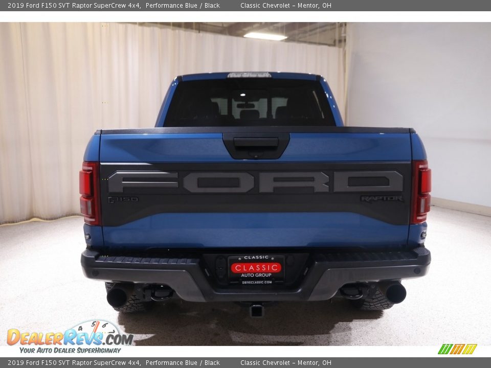 2019 Ford F150 SVT Raptor SuperCrew 4x4 Performance Blue / Black Photo #22