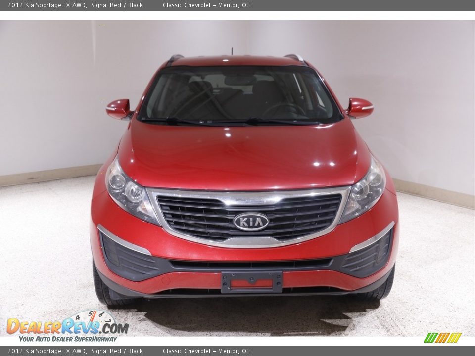 2012 Kia Sportage LX AWD Signal Red / Black Photo #2