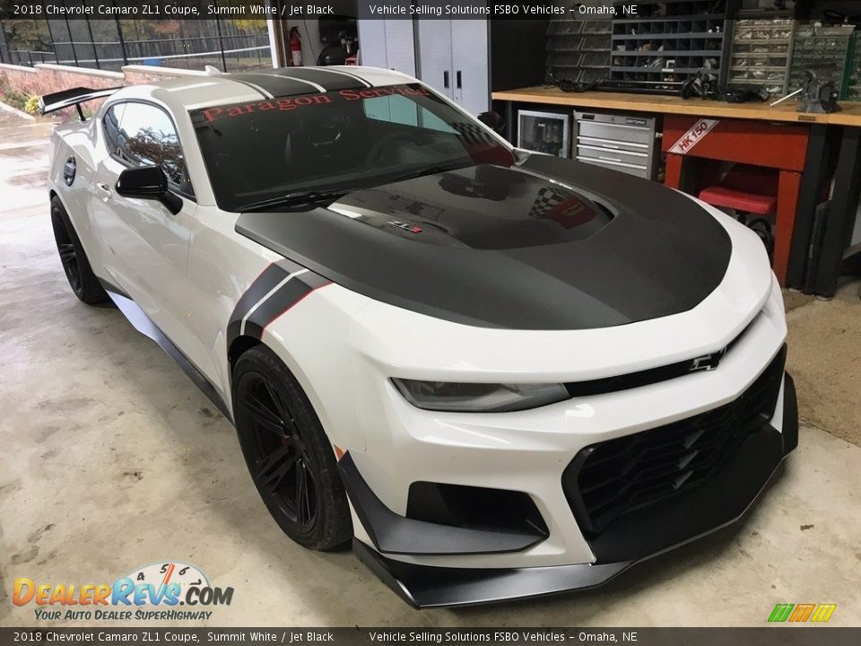 Summit White 2018 Chevrolet Camaro ZL1 Coupe Photo #3