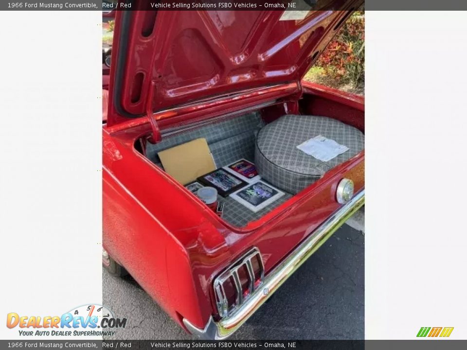 1966 Ford Mustang Convertible Red / Red Photo #6