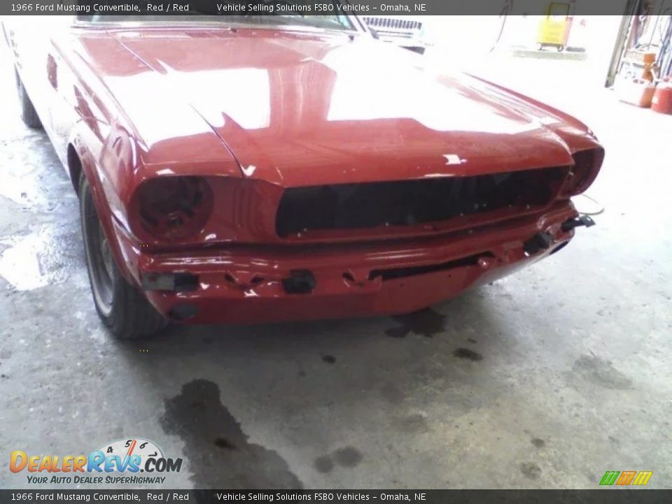 1966 Ford Mustang Convertible Red / Red Photo #32