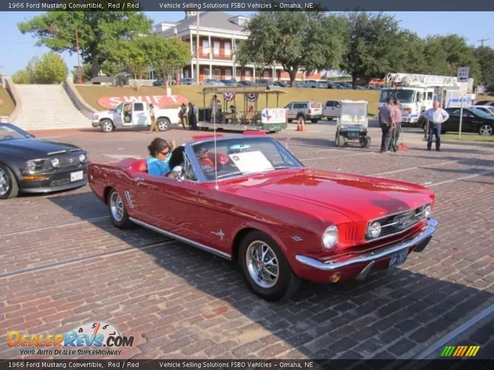 1966 Ford Mustang Convertible Red / Red Photo #36