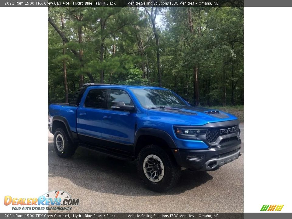 2021 Ram 1500 TRX Crew Cab 4x4 Hydro Blue Pearl / Black Photo #3