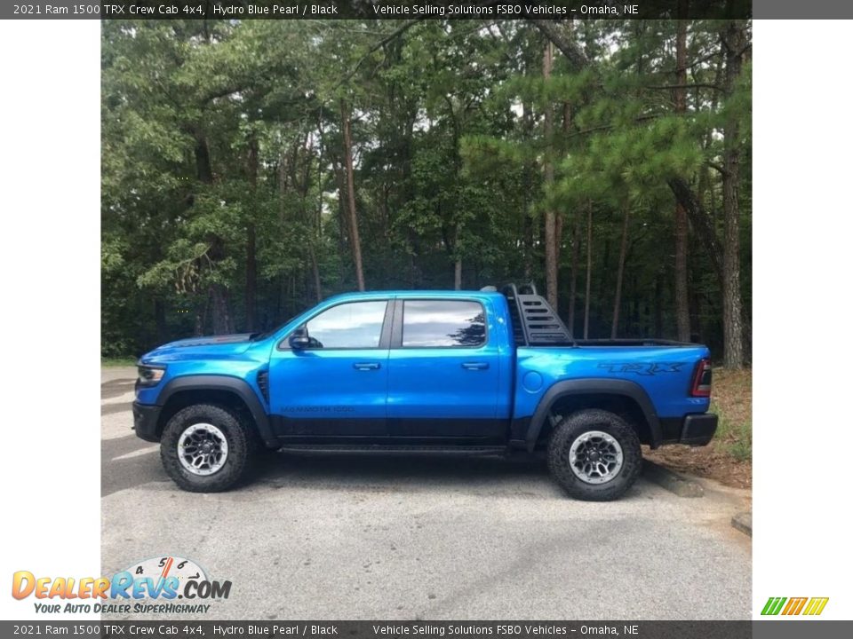 2021 Ram 1500 TRX Crew Cab 4x4 Hydro Blue Pearl / Black Photo #4