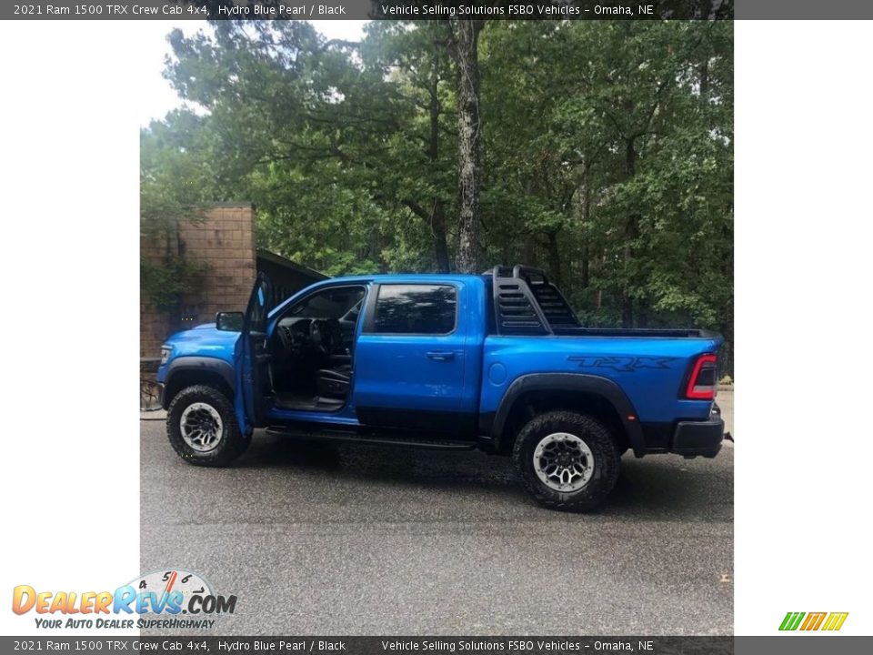 2021 Ram 1500 TRX Crew Cab 4x4 Hydro Blue Pearl / Black Photo #5