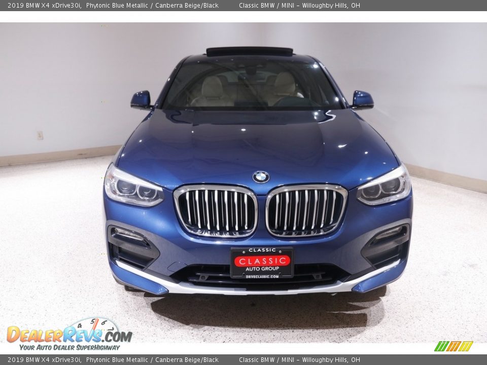 2019 BMW X4 xDrive30i Phytonic Blue Metallic / Canberra Beige/Black Photo #2