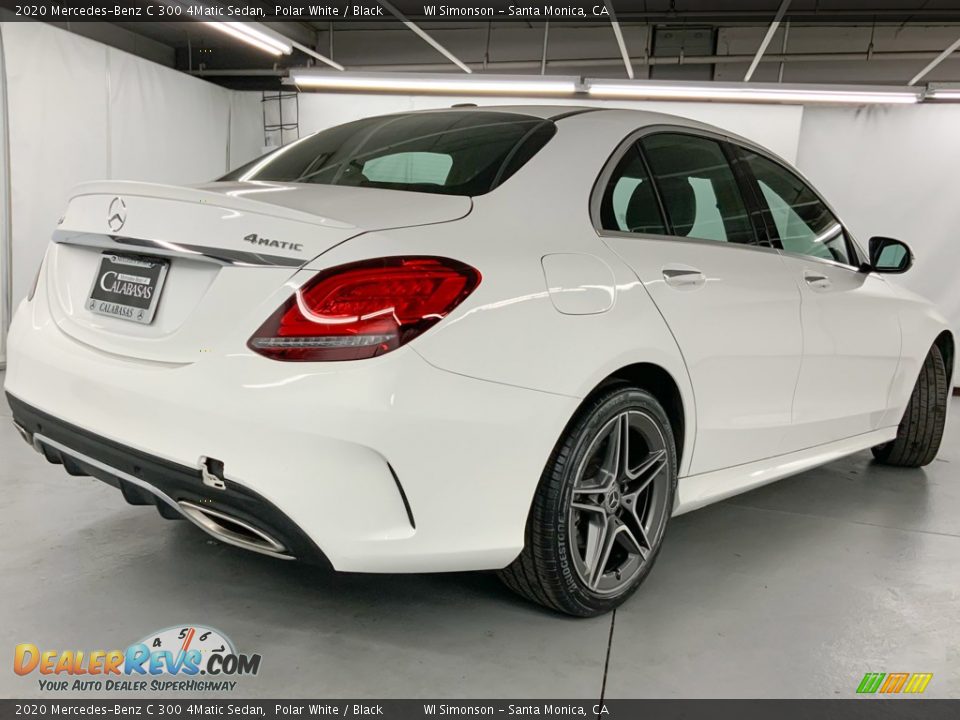 2020 Mercedes-Benz C 300 4Matic Sedan Polar White / Black Photo #5