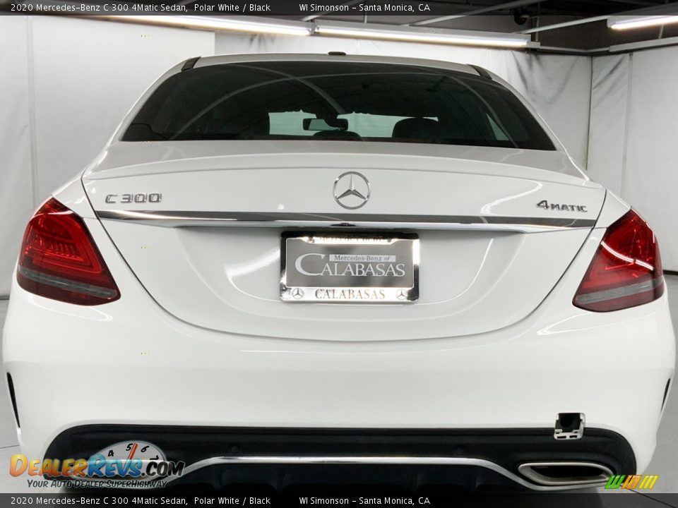 2020 Mercedes-Benz C 300 4Matic Sedan Polar White / Black Photo #7