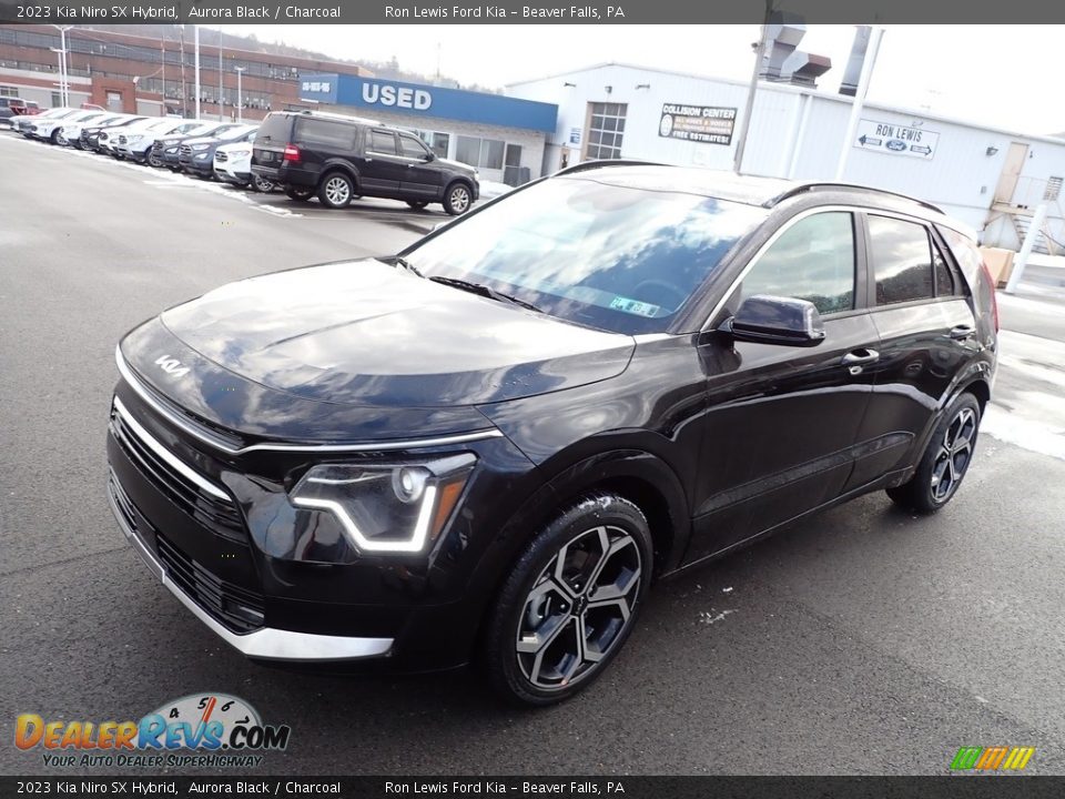 2023 Kia Niro SX Hybrid Aurora Black / Charcoal Photo #4