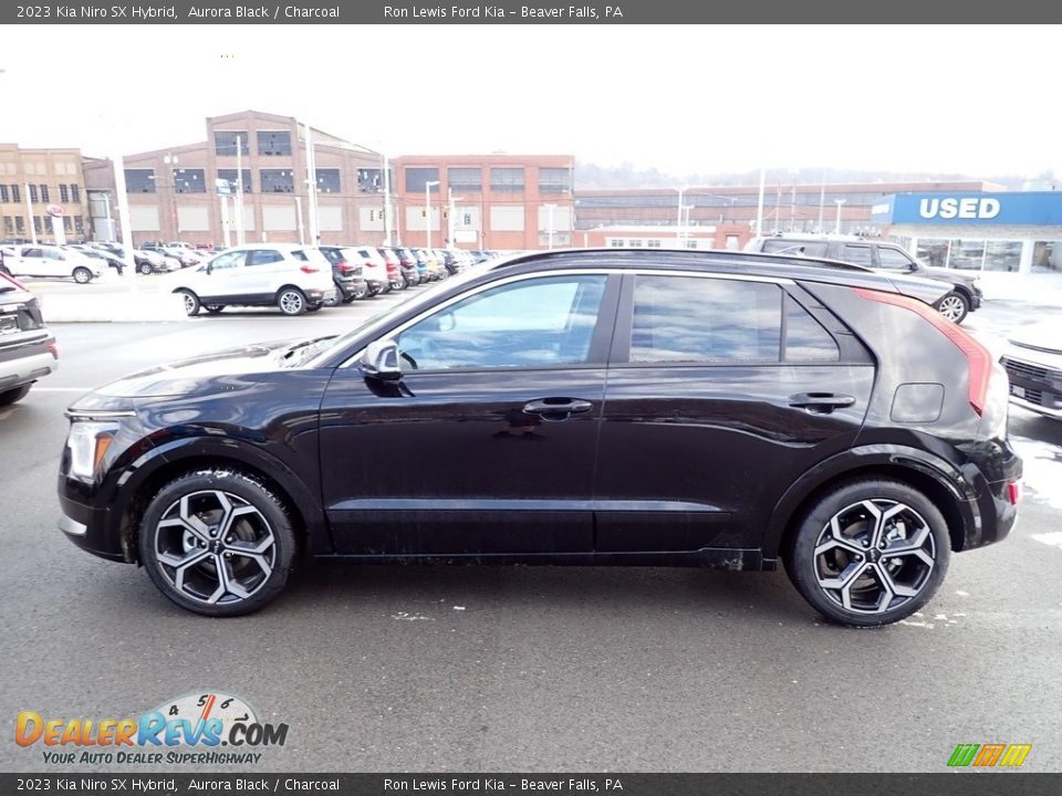 2023 Kia Niro SX Hybrid Aurora Black / Charcoal Photo #5
