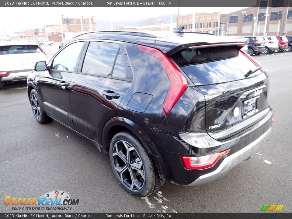 2023 Kia Niro SX Hybrid Aurora Black / Charcoal Photo #6