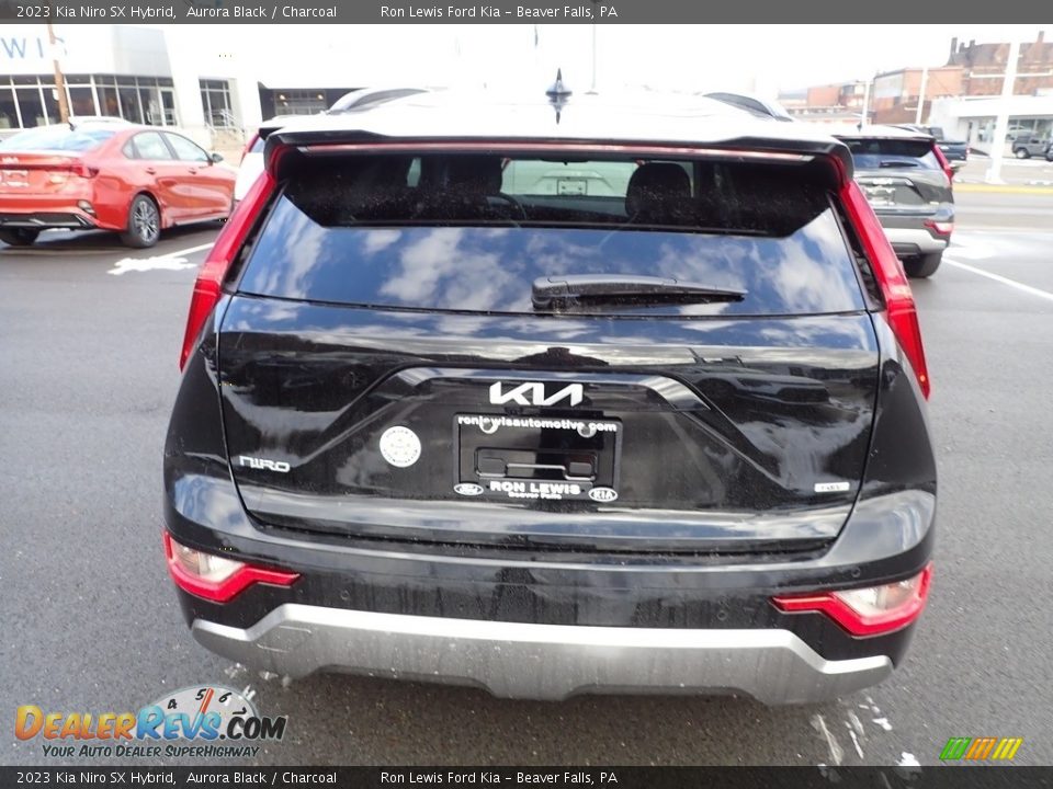 2023 Kia Niro SX Hybrid Aurora Black / Charcoal Photo #7
