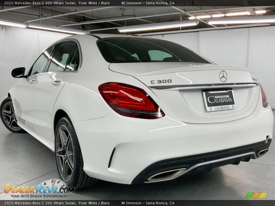 2020 Mercedes-Benz C 300 4Matic Sedan Polar White / Black Photo #13