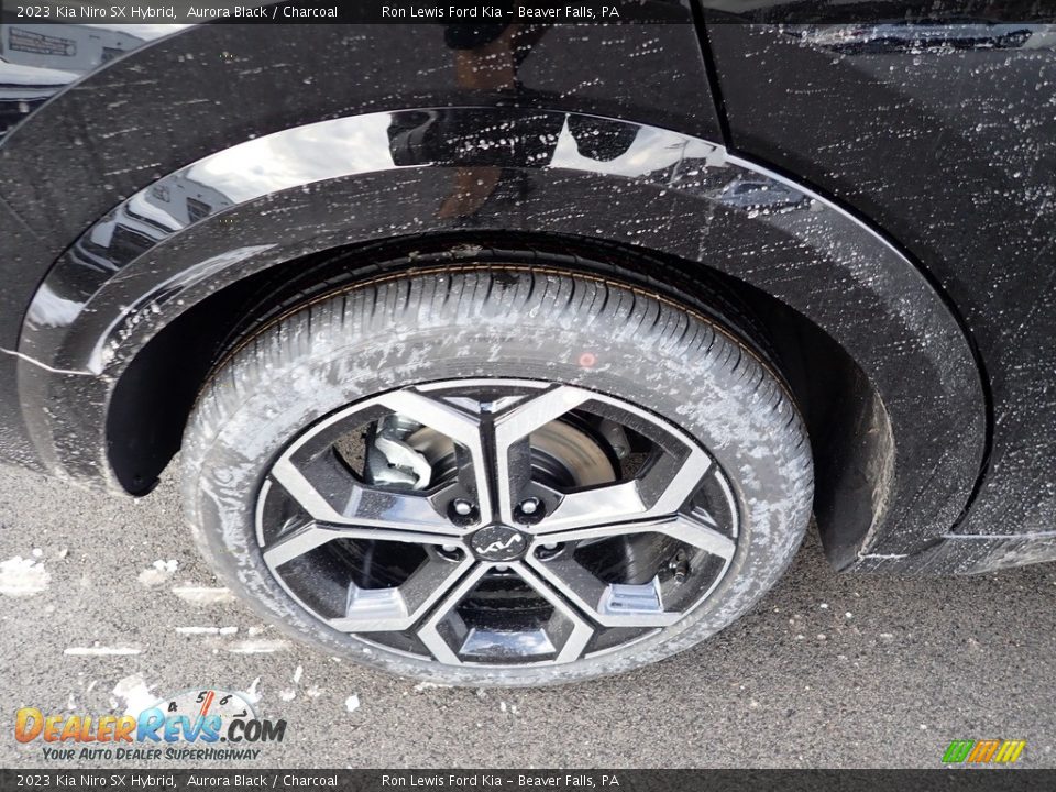 2023 Kia Niro SX Hybrid Aurora Black / Charcoal Photo #9