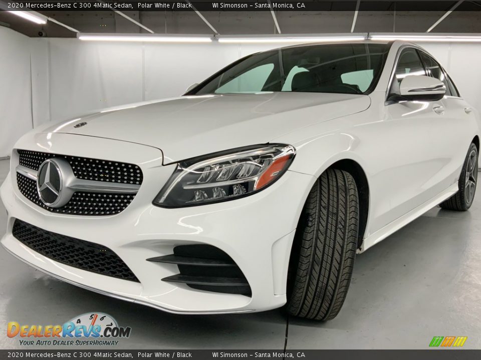 2020 Mercedes-Benz C 300 4Matic Sedan Polar White / Black Photo #14